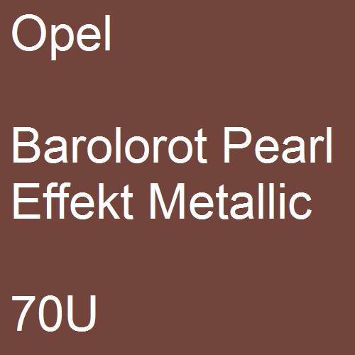 Opel, Barolorot Pearl Effekt Metallic, 70U.